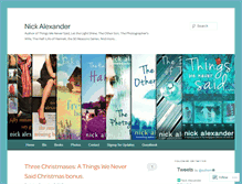 Tablet Screenshot of nick-alexander.com